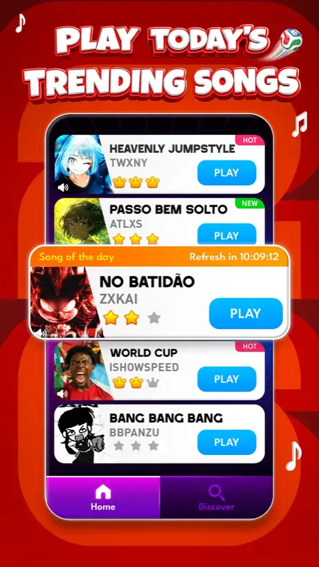 Schermata di Music Piano 7: Rush Song Games